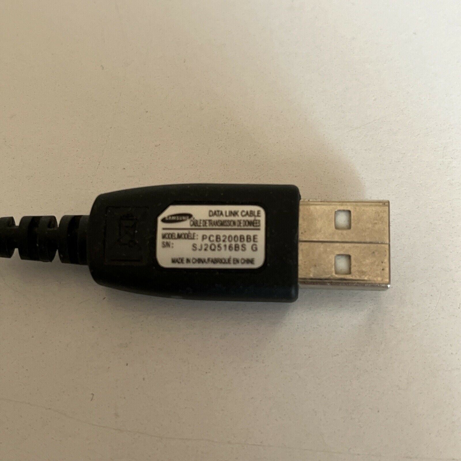 Genuine Samsung USB Data Link Cable PCB200BBE Retro Unit Genuine samsung usb data link cable pcb200bbe retro unit