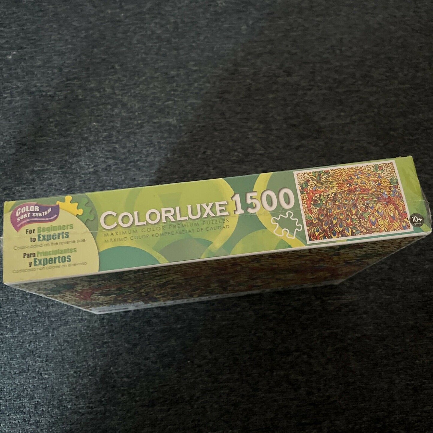*New Sealed* Colorluxe Elaborate Stained Glass Window Premium 1500 Jigsaw Puzzle