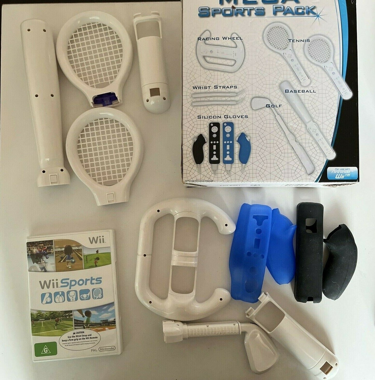 Nintendo Wii Sports Game Bundle with Accessories