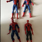 4x Lot Spiderman Figurine 2013, 2014, 2014 Talking, 2017 Hasbro Figurine