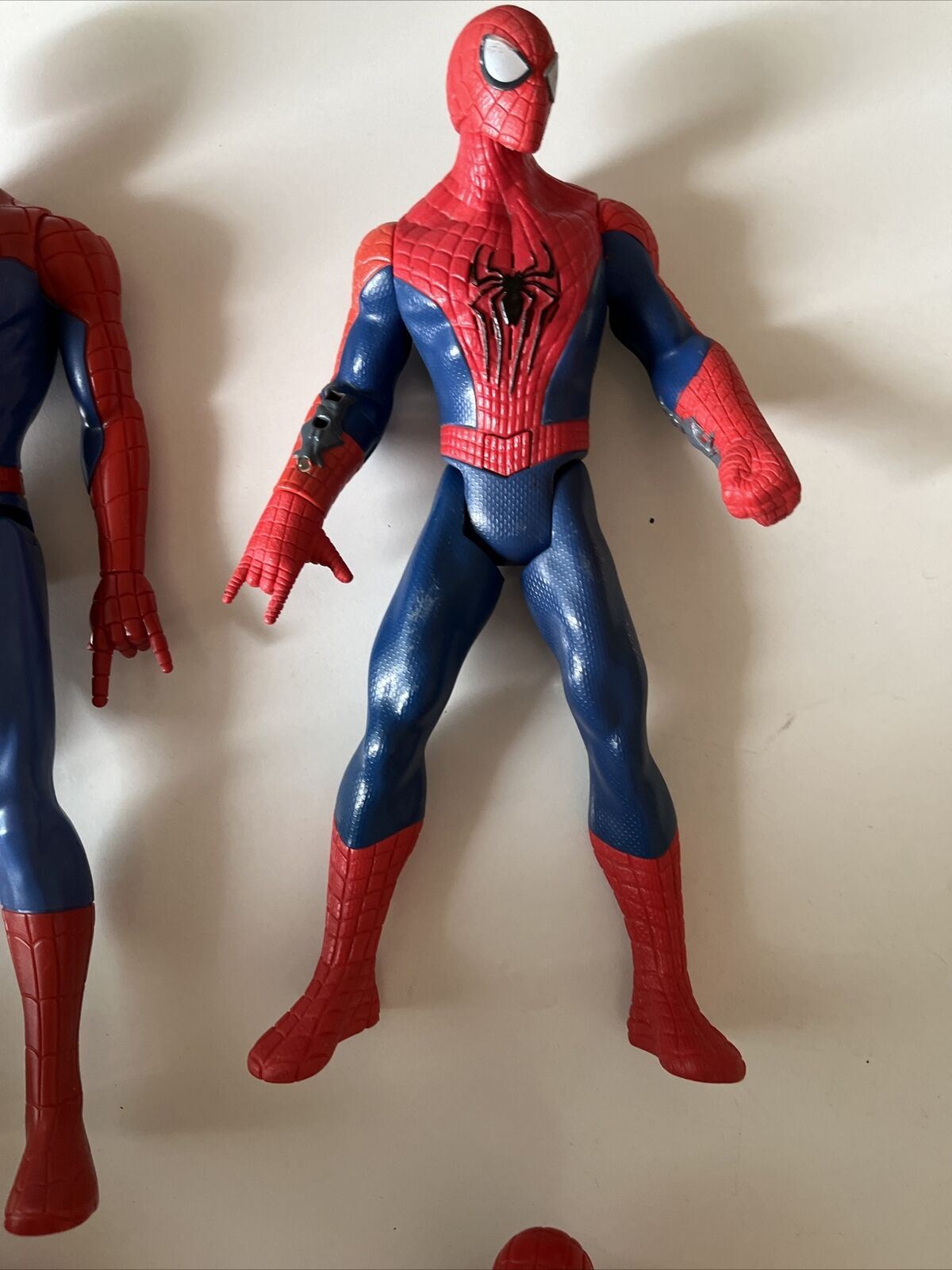 4x Lot Spiderman Figurine 2013, 2014, 2014 Talking, 2017 Hasbro Figurine