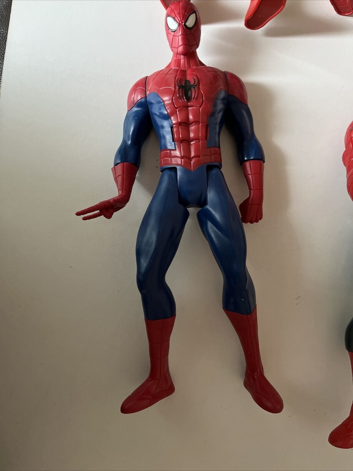 4x Lot Spiderman Figurine 2013, 2014, 2014 Talking, 2017 Hasbro Figurine