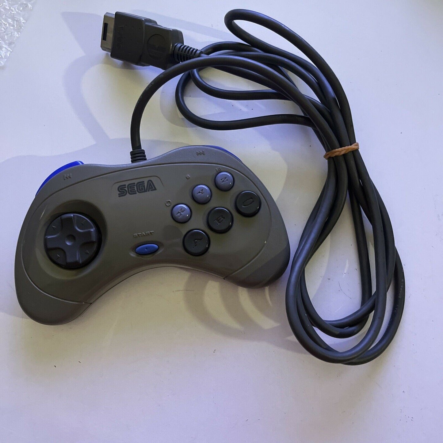 Genuine Official Sega Saturn Controller SS Game Pad Grey HSS-0101