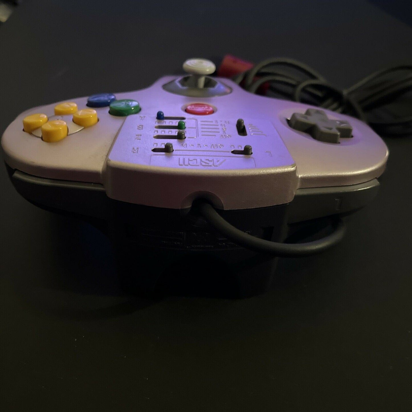 ASCII Nintendo 64 Gold Controller Wired Official Licensed with Turbo A ...
