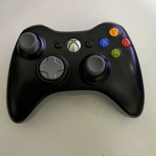 Genuine Official Microsoft Xbox 360 Wireless Controller Black