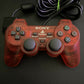 Genuine Official Sony Playstation DualShock 2 PS2 Controller Transparent Red