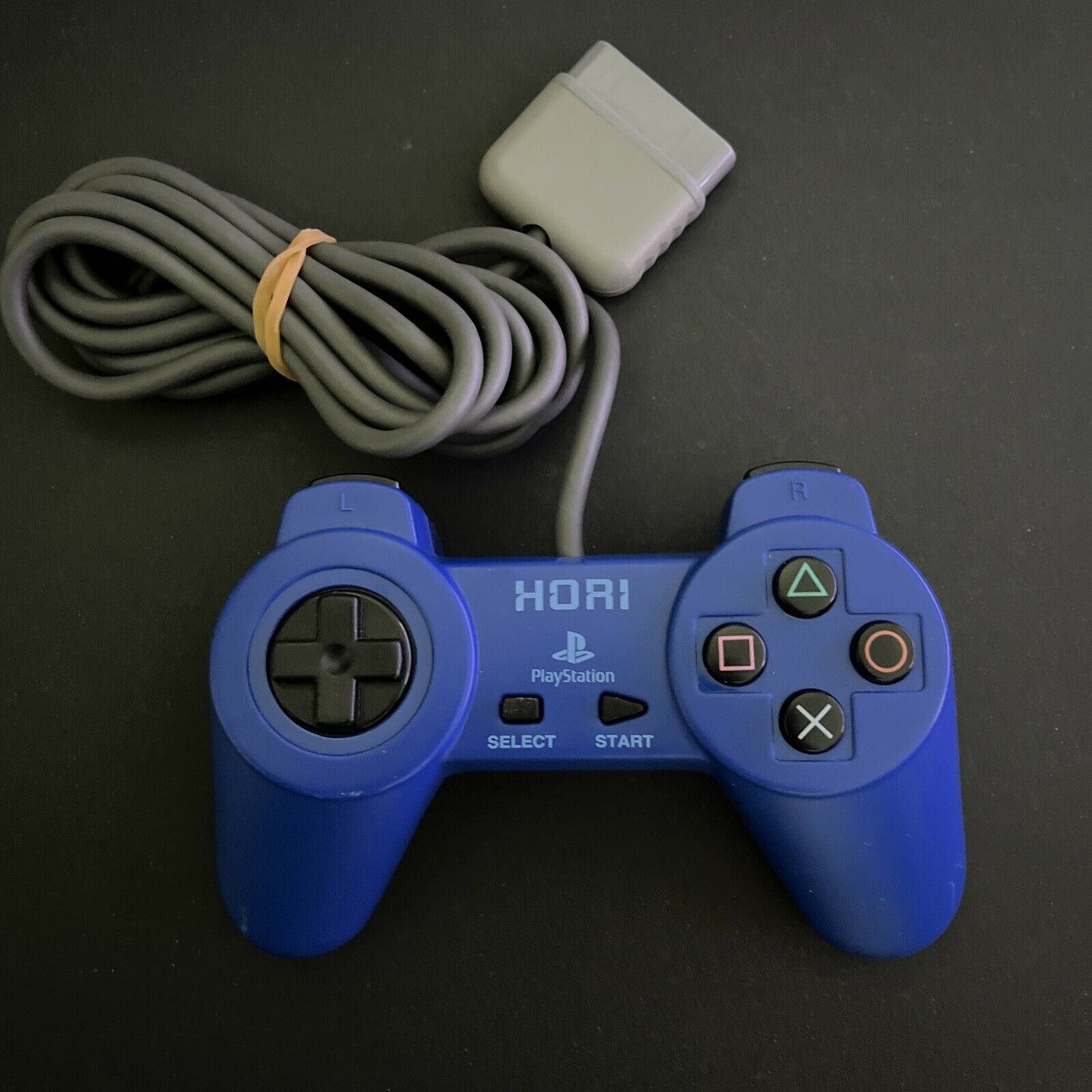 Official Sony Hori PlayStation PS1 Blue Controller SLPH 00033