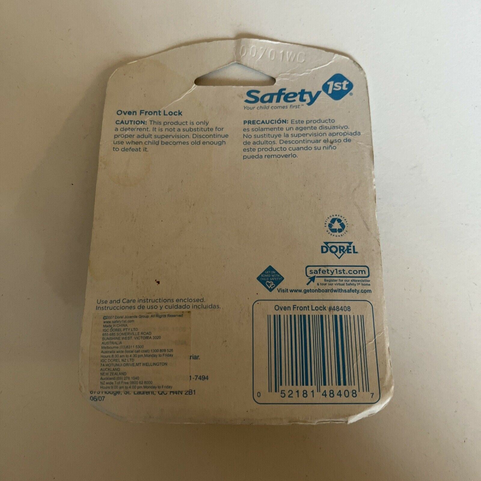 Safety First Oven Door Lock Retro Unit