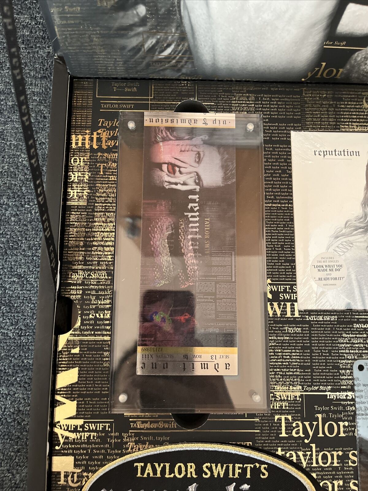 Taylor outlet Swift Reputation VIP Box - COMPLETE & BRAND NEW