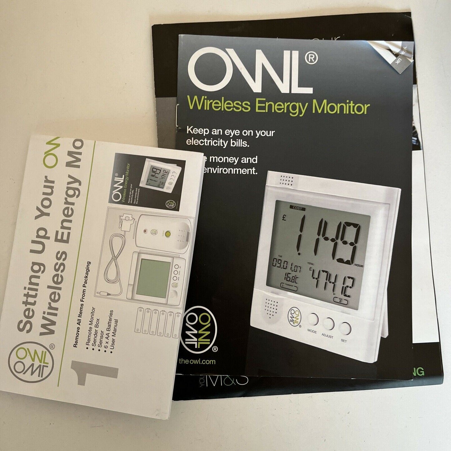 OWL Wireless Electricity Monitor Smart Energy Meter