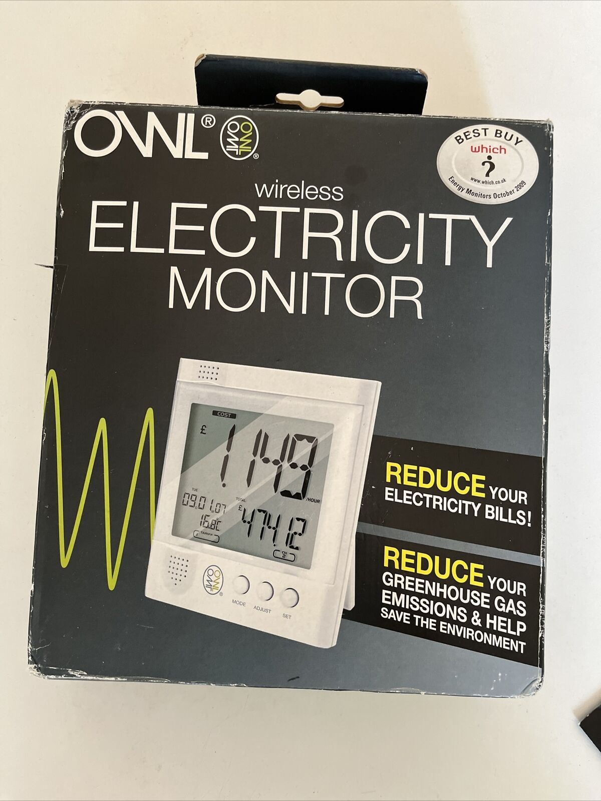 OWL Wireless Electricity Monitor Smart Energy Meter