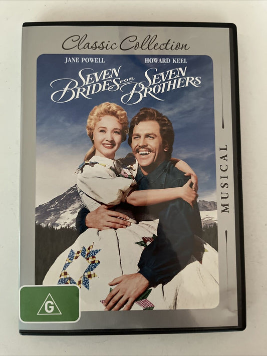 Seven Brides For Seven Brothers (DVD, 1954) Howard Keel, Jane Powell. Region 4