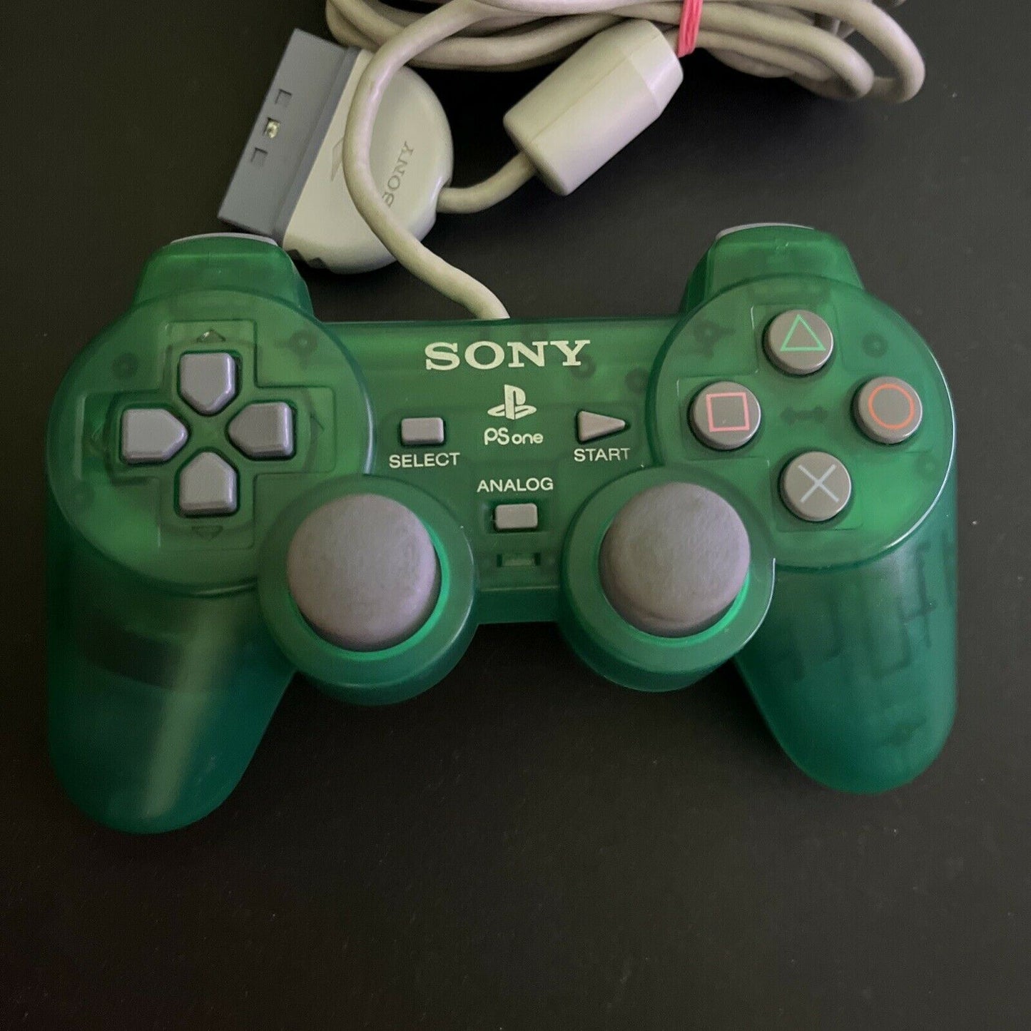 Sony Playstation PS1 PS2 Analog Controller Transparent Green SCPH-110