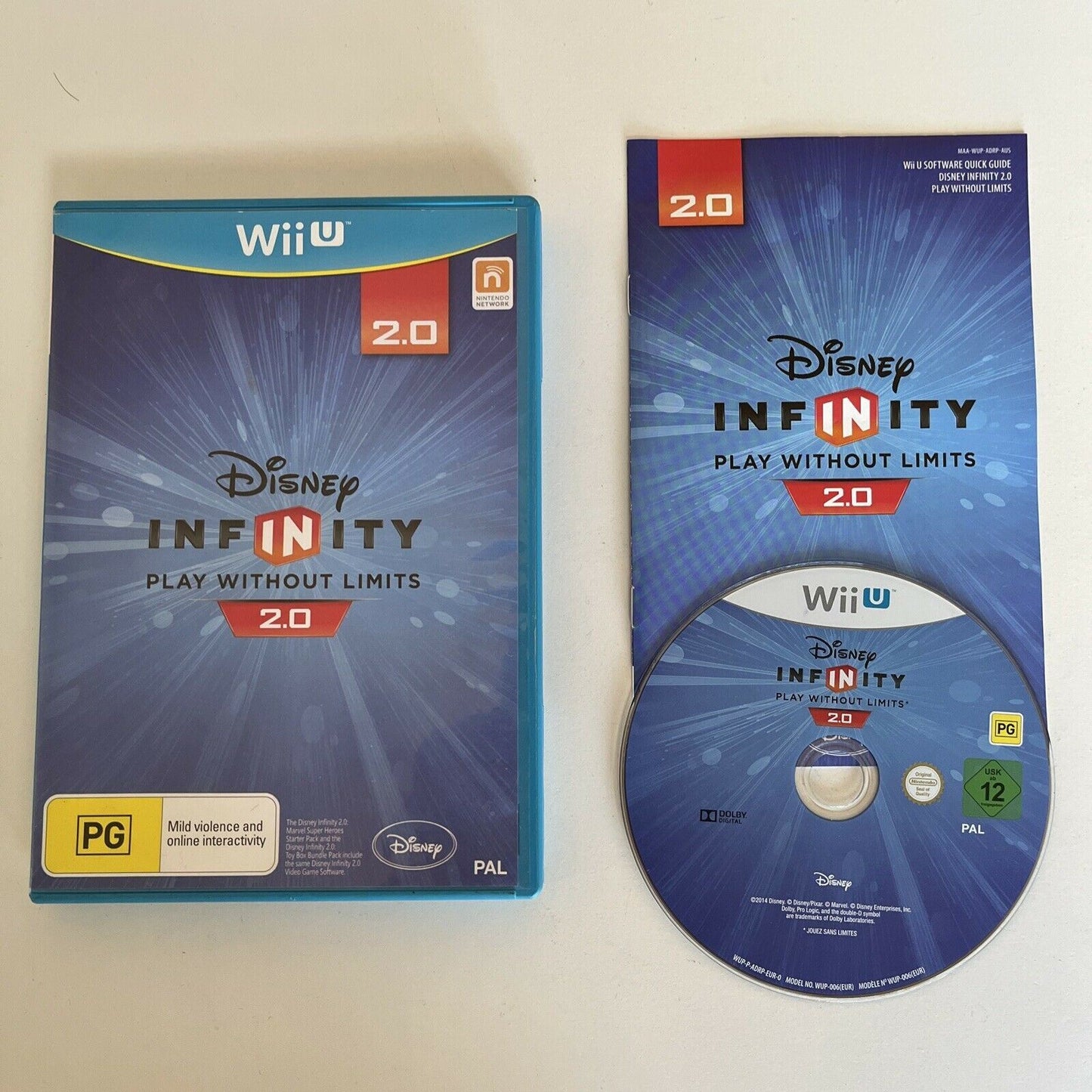 Disney INFINITY 2.0 - Nintendo Wii U Game with Manual