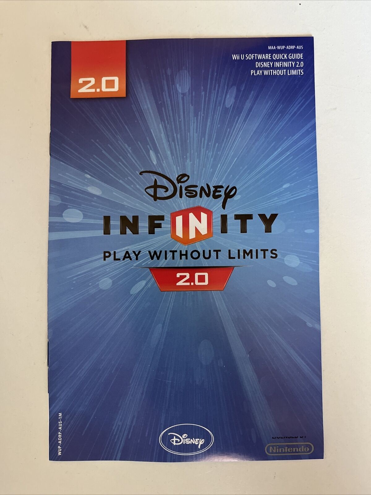 Disney INFINITY 2.0 - Nintendo Wii U Game with Manual