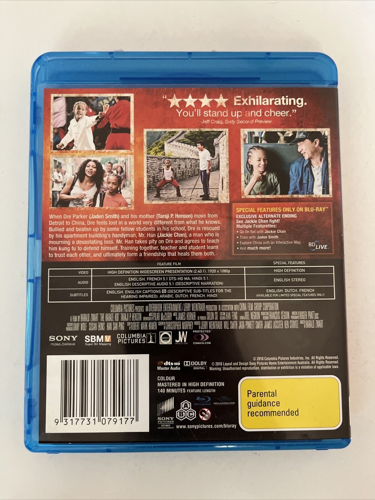 The Karate Kid (Blu-ray, 2010) Jaden Smith, Jackie Chan – Retro Unit