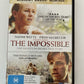 The Impossible (DVD, 2012) Naomi Watts, Ewan McGregor, Tom Holland. Region 4