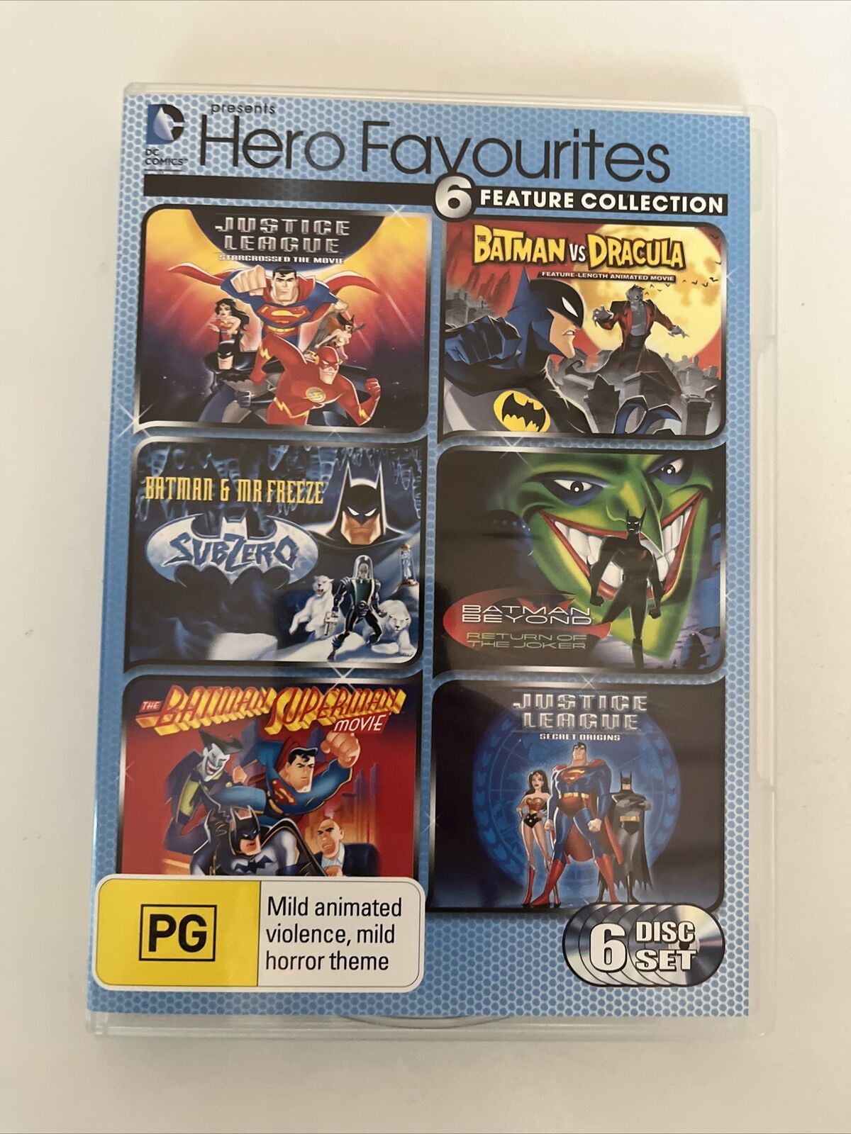 DC Comics Hero Favourites: Justice League /Batman vs Dracula/Batman DVD Region 4