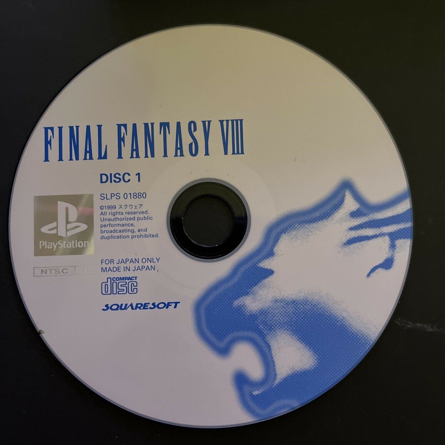 Final Fantasy VIII 8 -  Sony PlayStation PS1 NTSC-J Japan Square RPG Game FF8