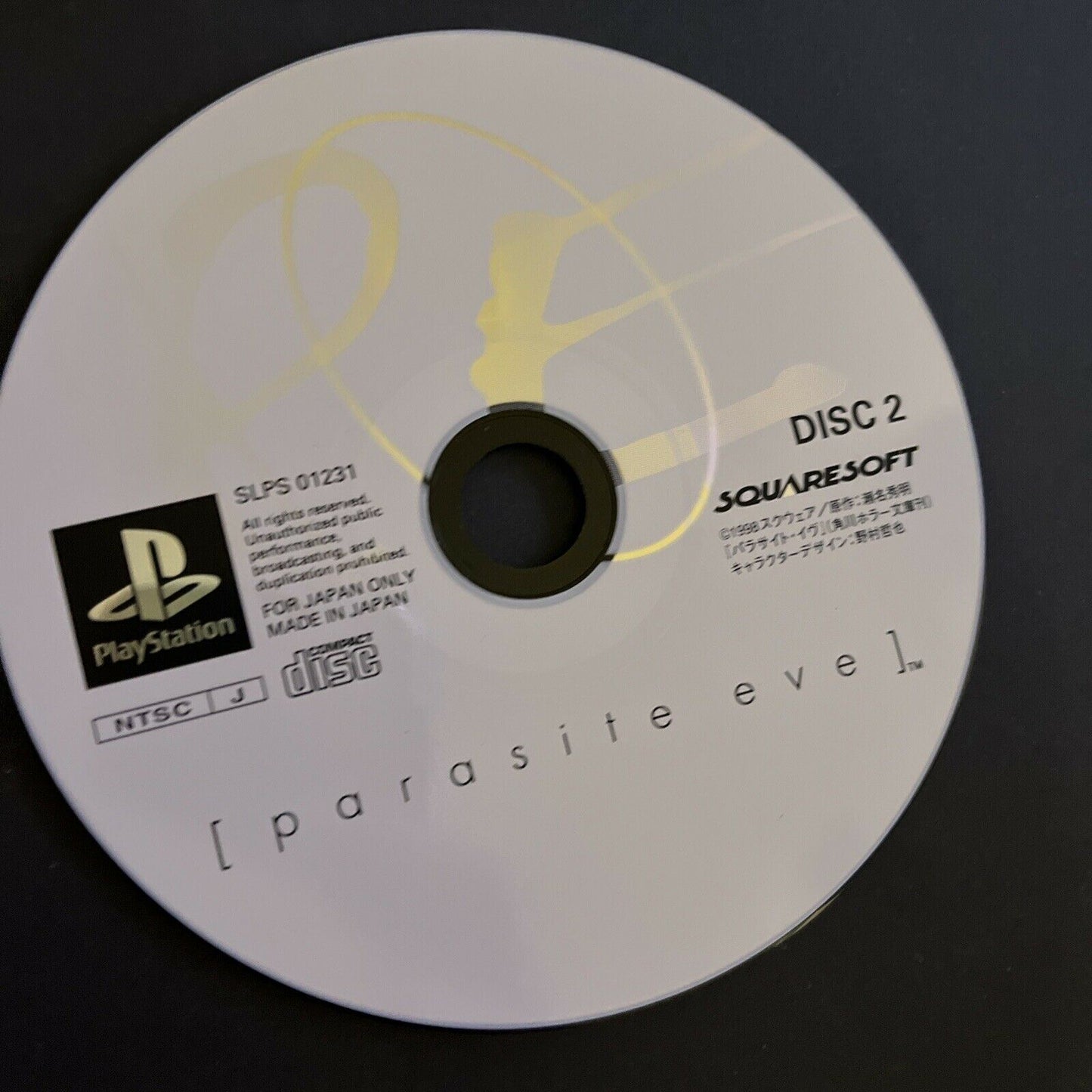 Parasite Eve 1 - PlayStation PS1 NTSC-J Japan 2-Disc Survival Horror Square Game