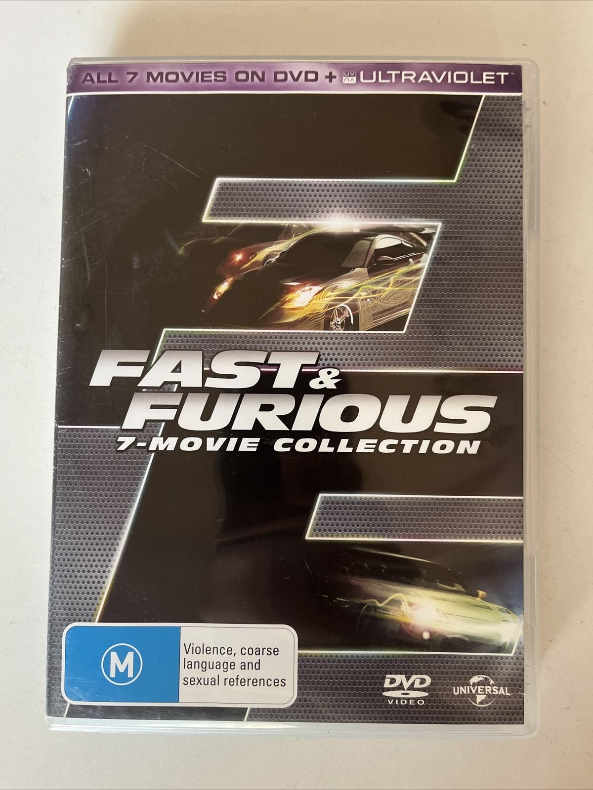 Fast & Furious 7 Movie Collection (DVD, 2015, 7-Disc Set)