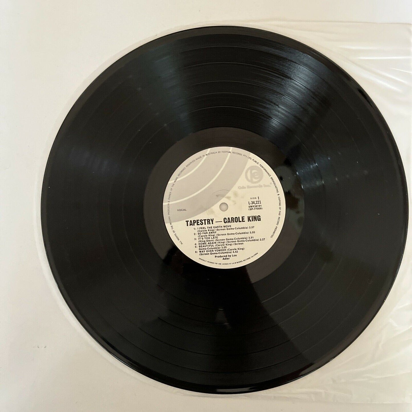 Tapestry by Carole King (Vinyl, 1971) LP Record