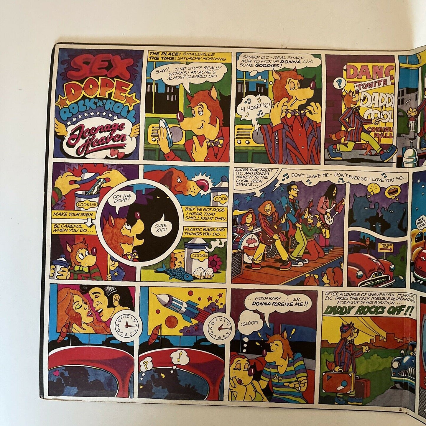 Daddy Cool - Sex, Dope, Rock'n'roll: Teenage Heaven Vinyl 1972 Record LP