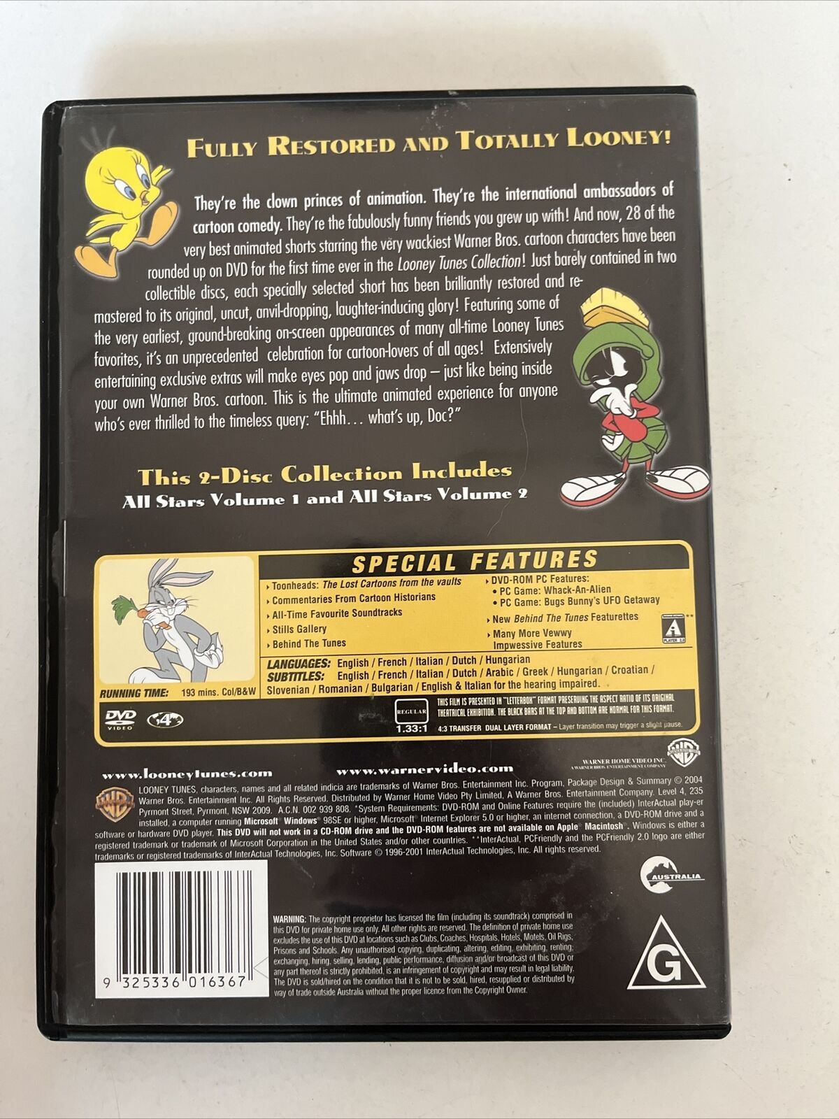 Looney Tunes All Star : Collection 1-2 (DVD)