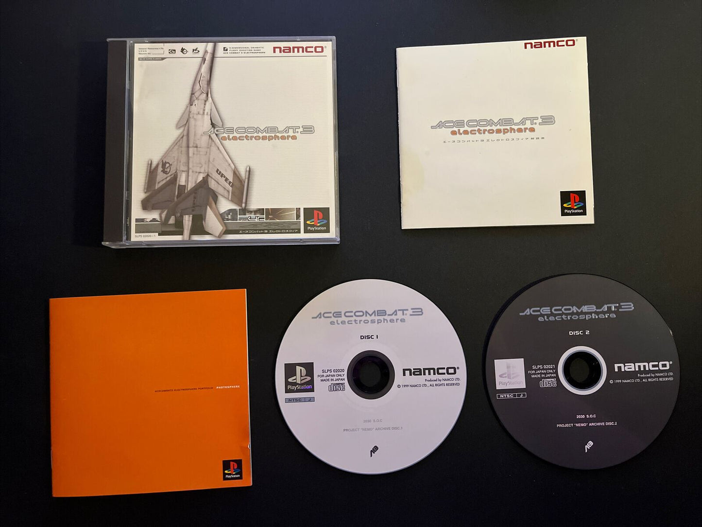 Ace Combat 3: Electrosphere - PlayStation PS1 NTSC-J Japan Game