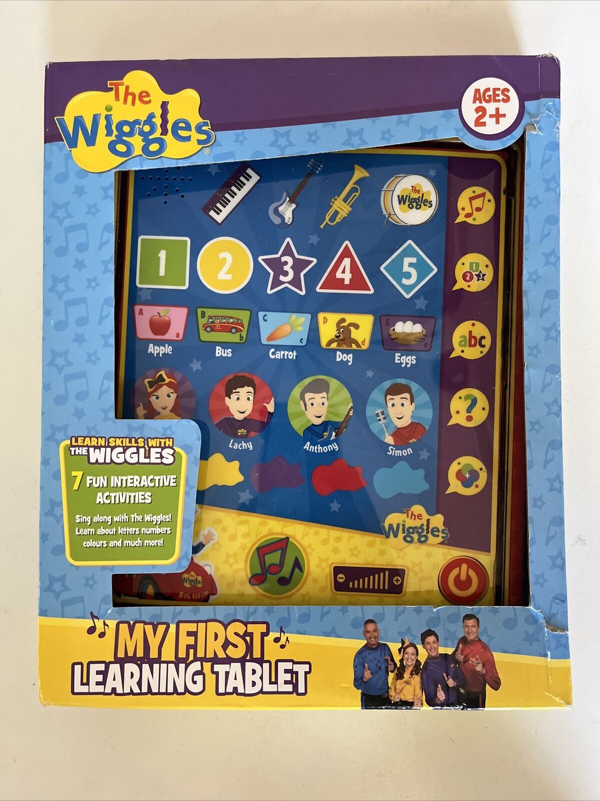 The Wiggles Licensed My First Learning - Tablet Educational Toys for Toddlers