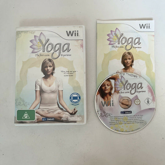 Yoga - Nintendo Wii PAL Customise & Monitor your Yoga Plan & Exercises w/ Guide