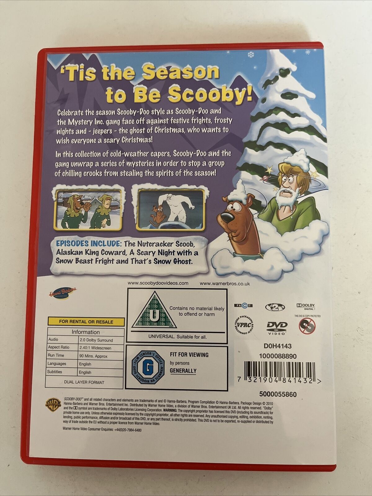 Scooby Doo And The Winter Wonderdog (DVD) Region 2