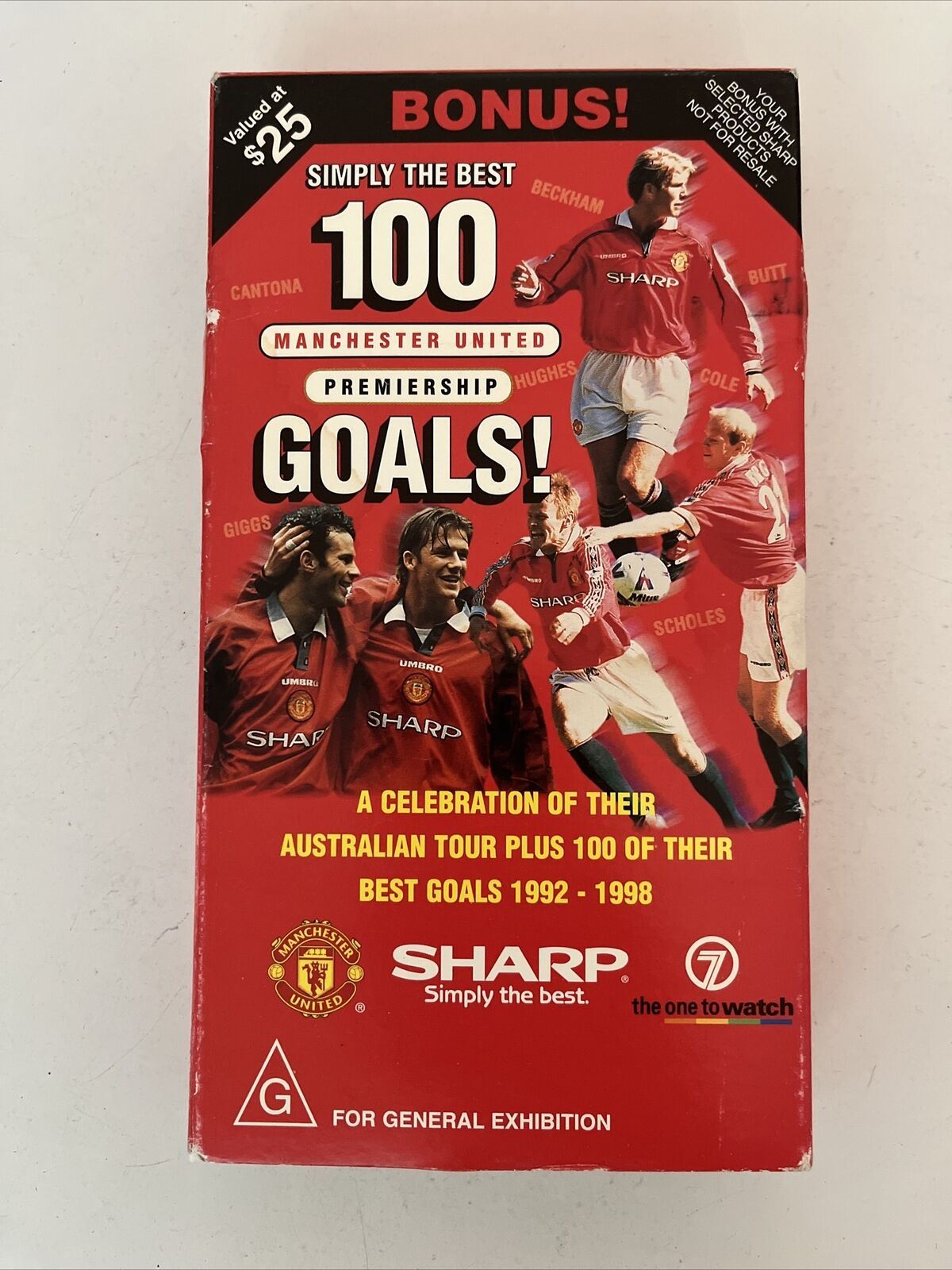 Simply The Best 100 Manchester United Premiership Goals VHS PAL