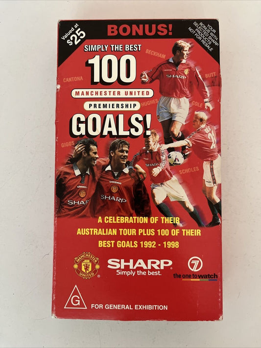 Simply The Best 100 Manchester United Premiership Goals VHS PAL