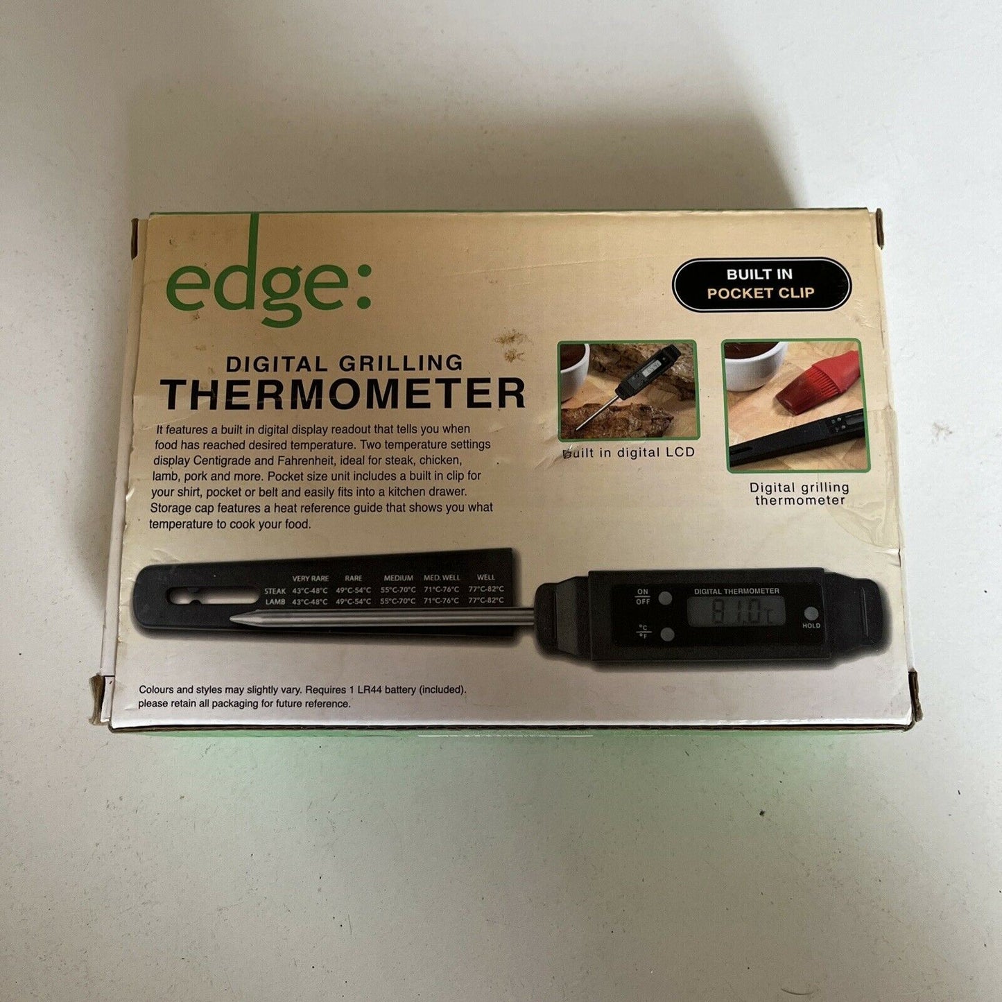 Edge Kitchen Precision Digital Grilling Thermometer