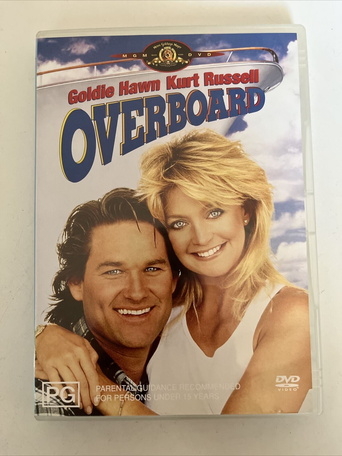 Overboard (DVD, 1987) Goldie Hawn, Kurt Russell, Edward Herrmann. Region 4