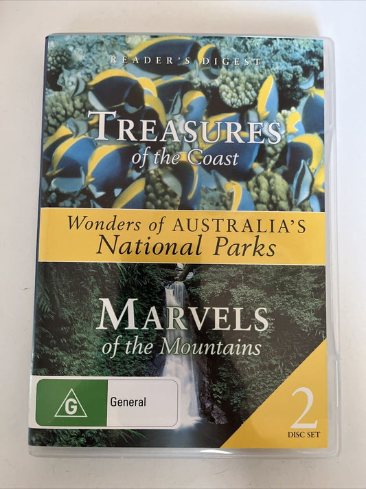 Treasures of the Coast + Marvels of the Mountains DVD Australian National Parks