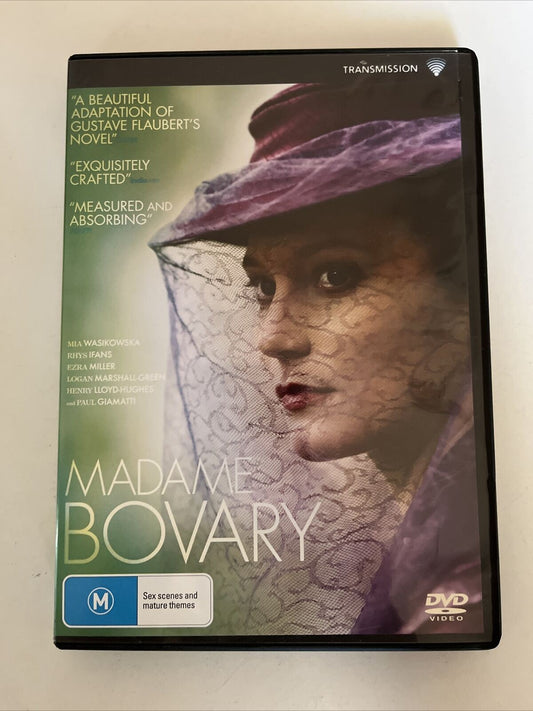 Madame Bovary (DVD, 2014) Mia Wasikowska, Rhys Ifans, Ezra Miller. Region 4