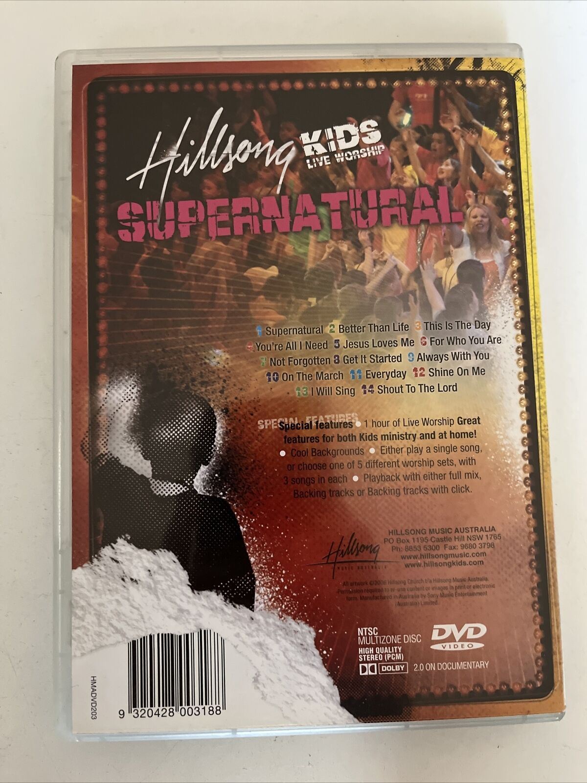 Hillsong Kids Supernatural - Live Worship (DVD) All Regions