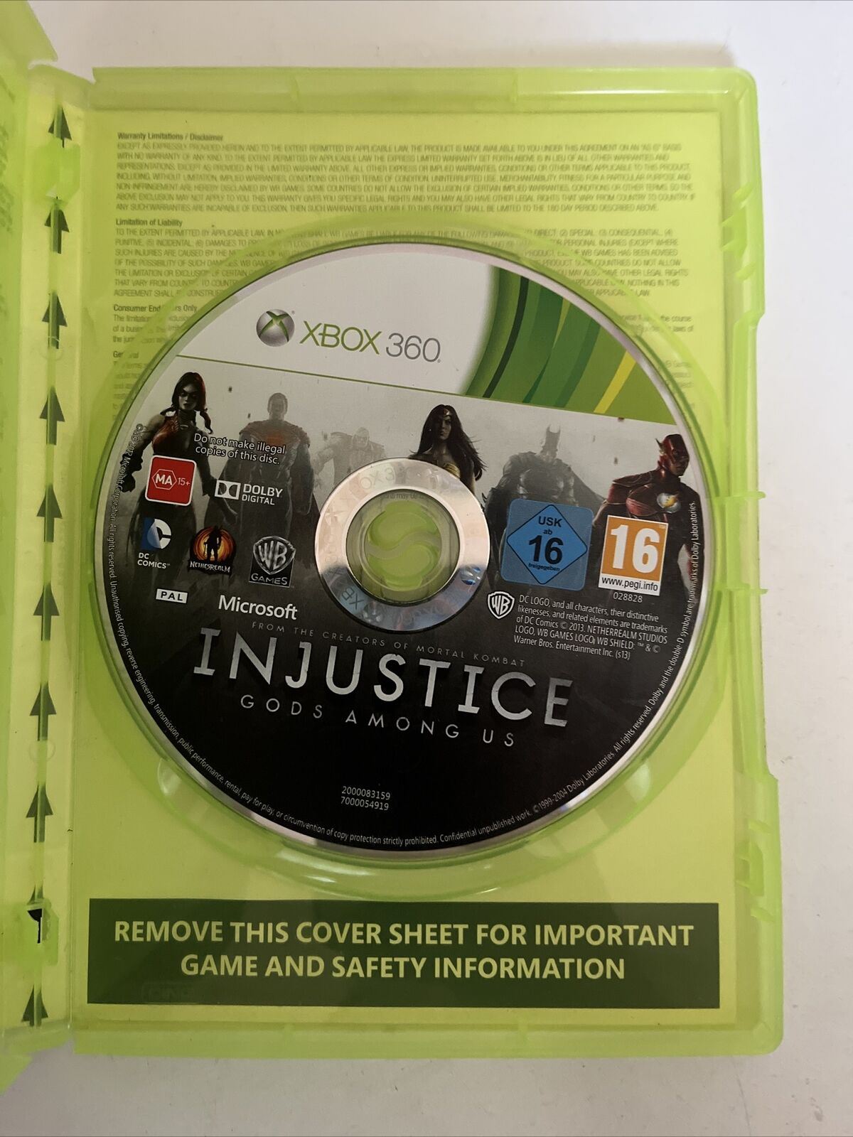 Injustice: Gods Among Us - Microsoft Xbox 360 PAL Game