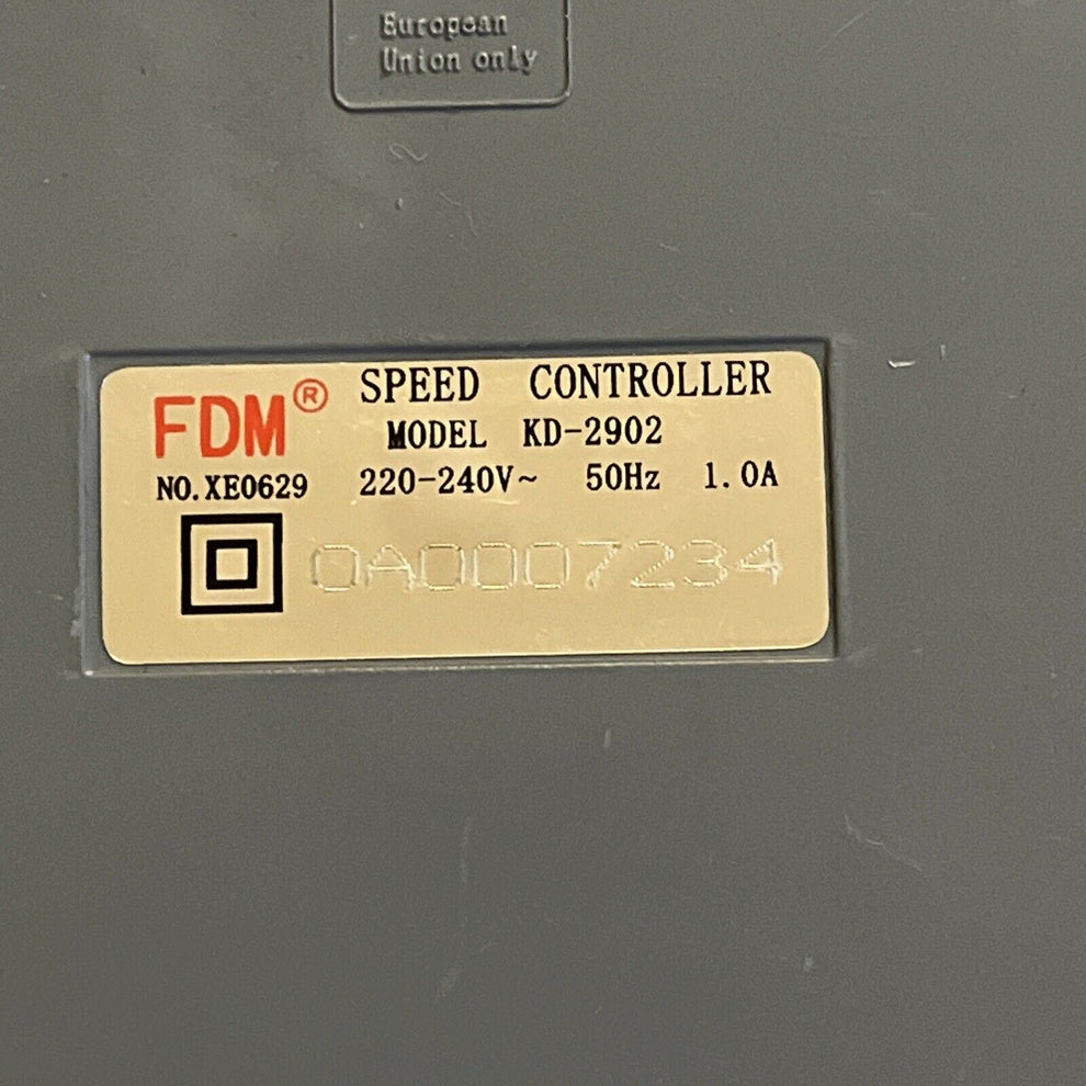 Electronic FDM Foot Pedal Speed Controller Model KD2902 220240V 1A S