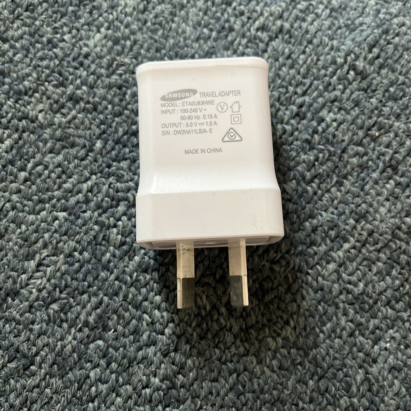 Genuine Samsung ETA0U83HWE Travel Adapter