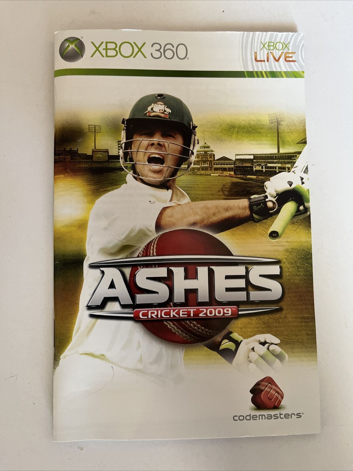 Ashes Cricket 2009 - Microsoft Xbox 360 PAL Game with Manual