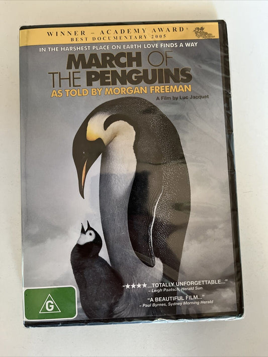 *New Sealed* March Of The Penguins (DVD, 2005) Documentary Penguins. Region 4