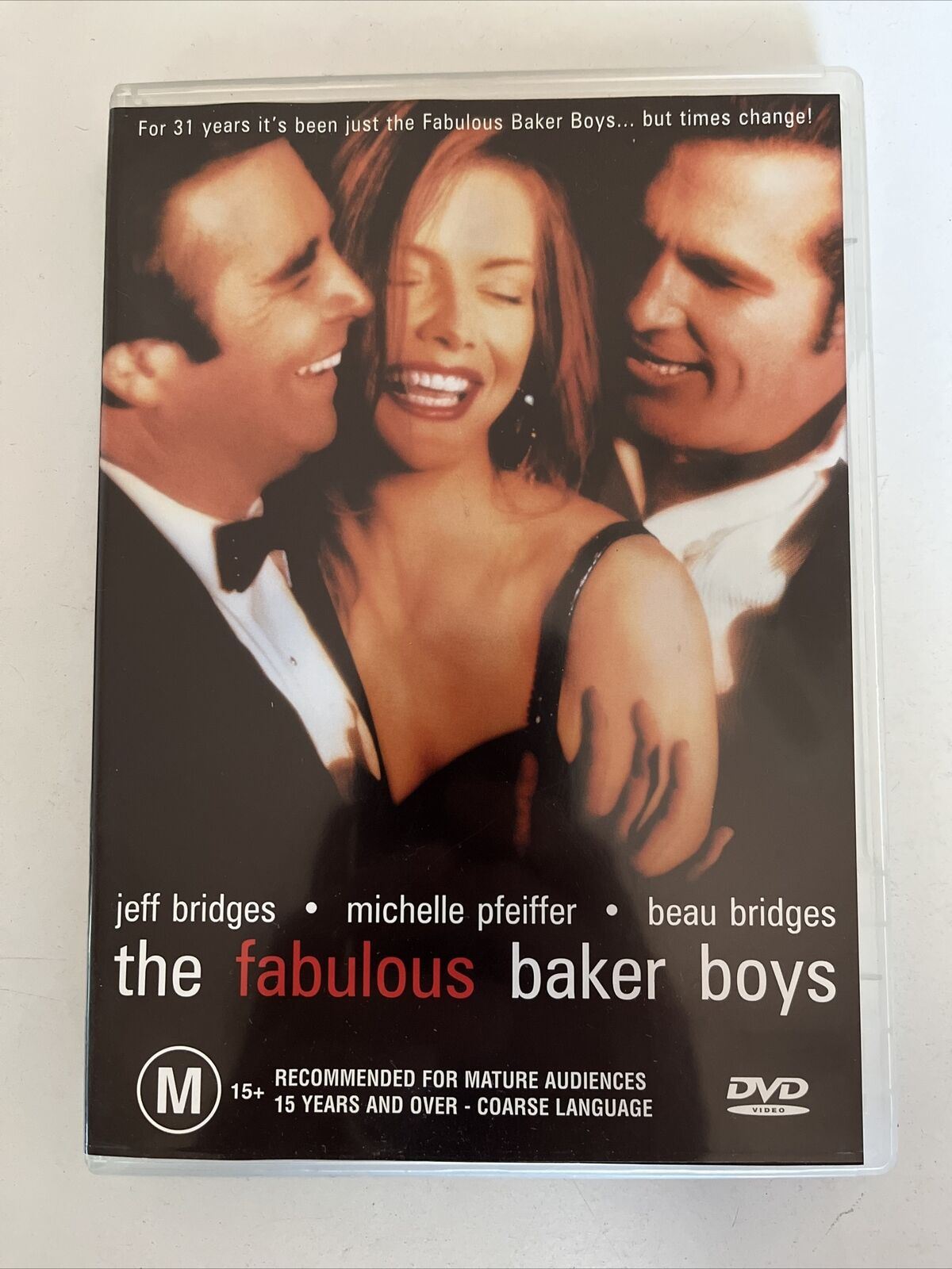 The Fabulous Baker Boys (DVD, 1989) Jeff Bridges, Michelle Pfeiffer. Region 4