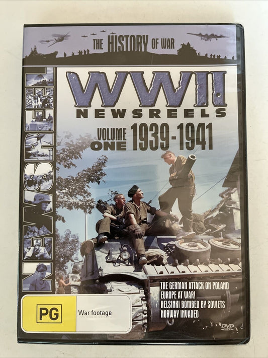 *New Sealed* World War II Newsreels: Volume 1 1939-1941 (DVD) All Regions