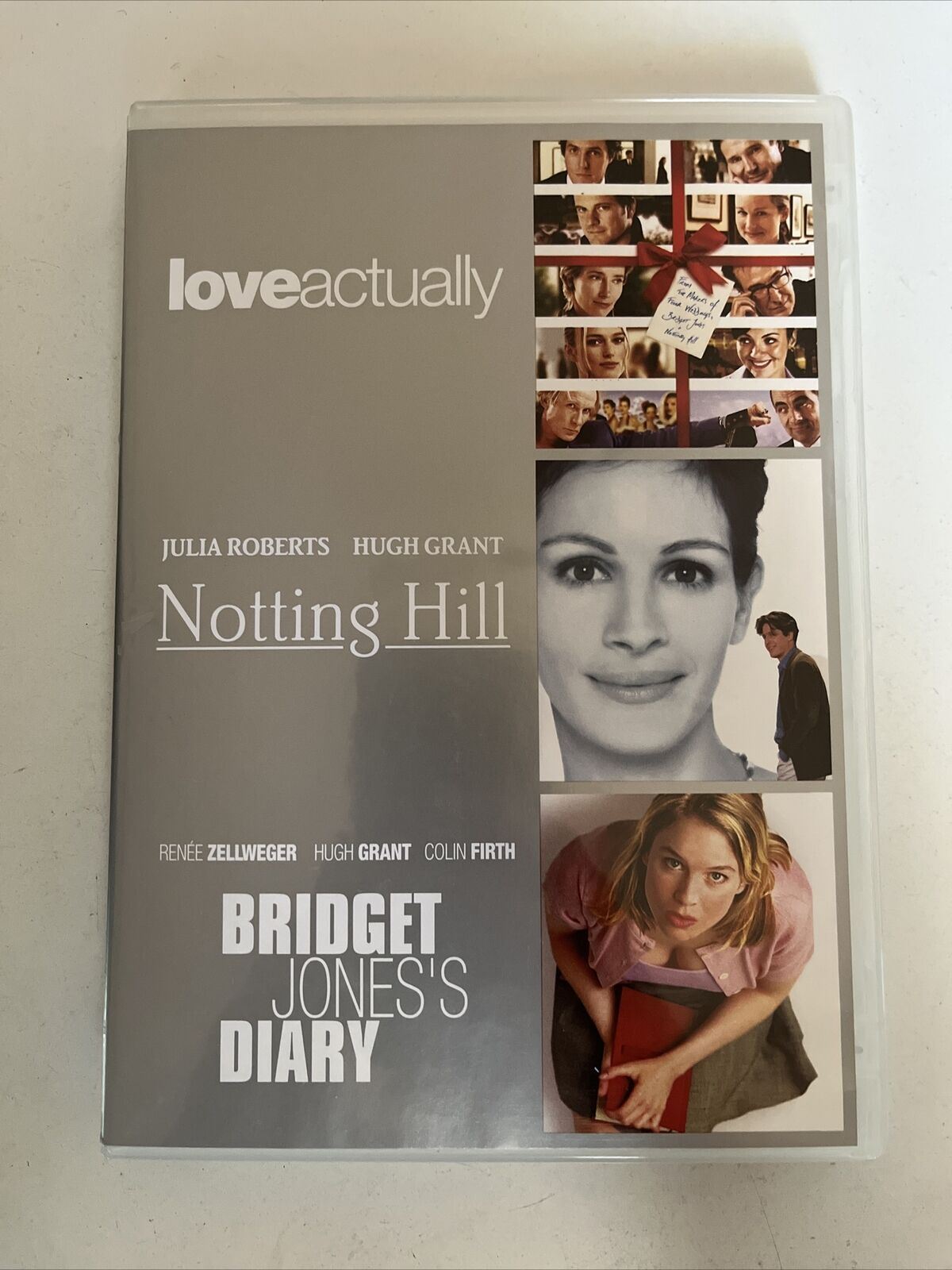 Love Actually / Notting Hill  / Bridget Jones's Diary (DVD) Hugh Grant. Region 4
