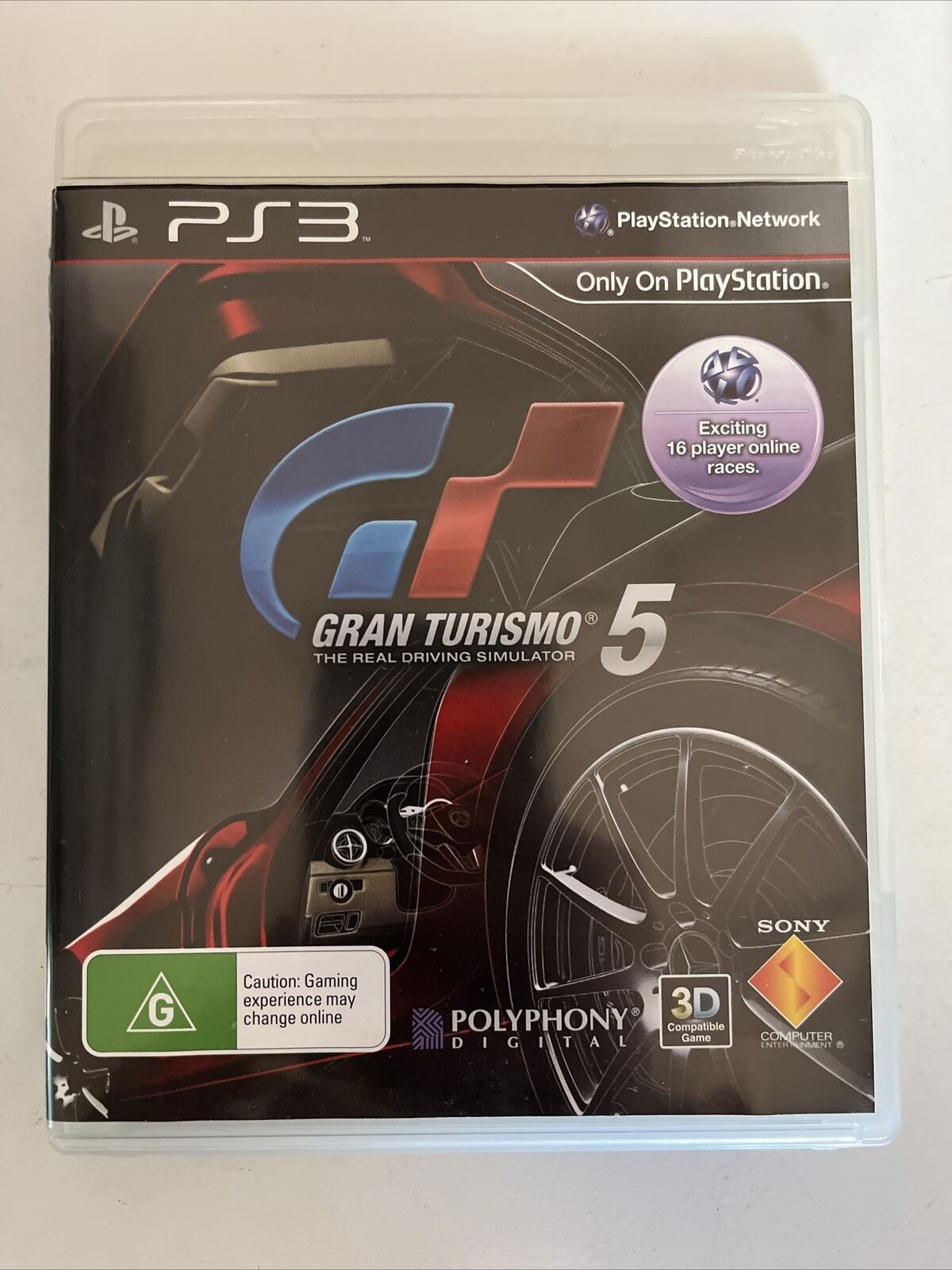 Gran Turismo 5 - PlayStation 3 PS3 Game with Manual