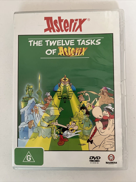 Asterix - The Twelve Tasks Of Asterix (DVD, 1976) Rare Animation Movie. Region 4