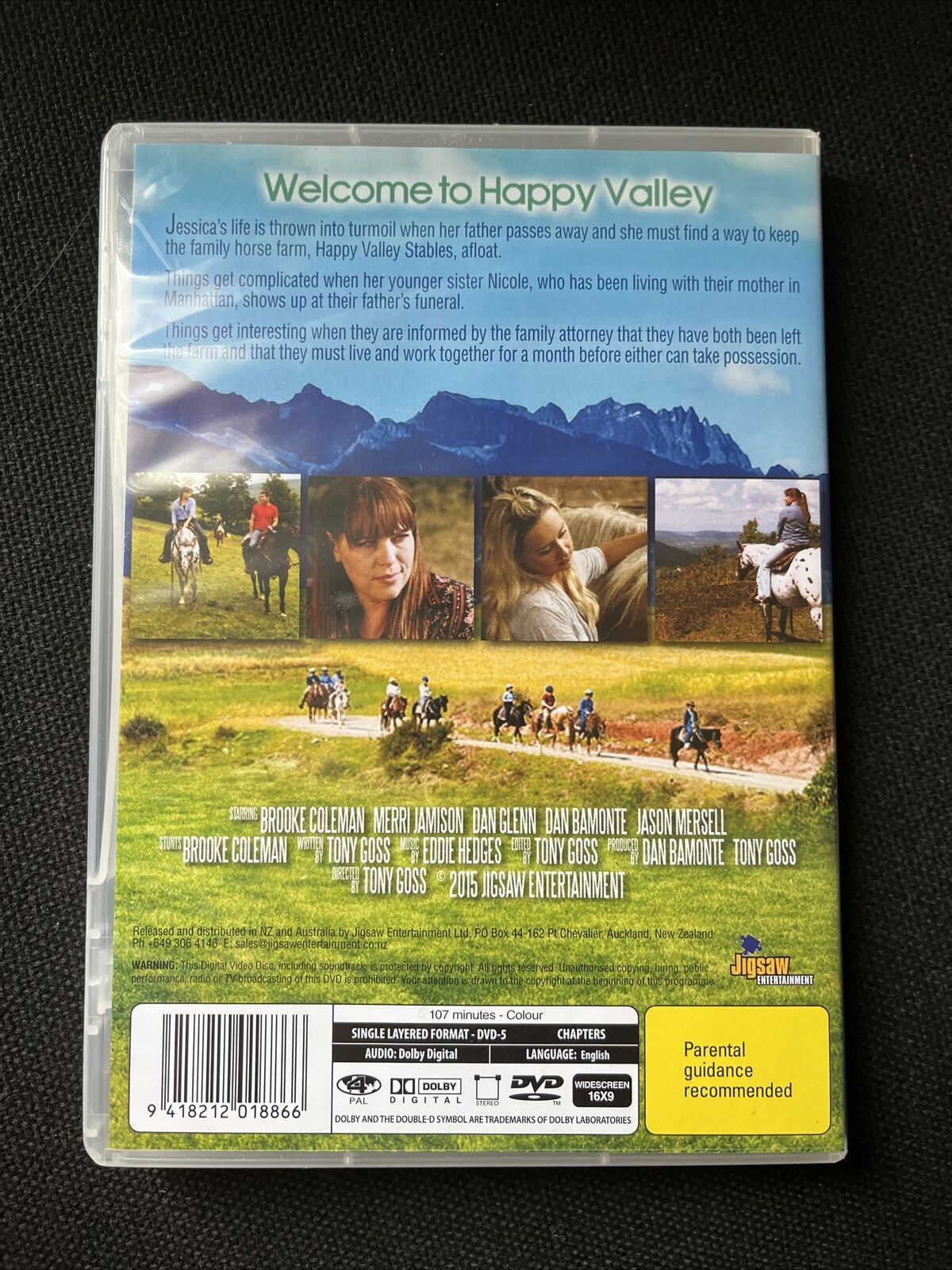 Welcome To Happy Valley (DVD, 2013) Brooke Coleman, Dan Glenn. Region 4